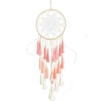 Fashion Dream Catcher, Cotton Thread, with Iron, handmade, hanging, more colors for choice, 200x800mm, Sold By PC