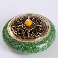 Brass Incense Burner, half handmade, for home and office & durable, more colors for choice, nickel, lead & cadmium free, 111x54mm, Sold By PC
