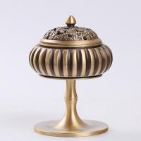 Brass Incense Burner, half handmade, for home and office & durable, nickel, lead & cadmium free, 100x137mm, Sold By PC