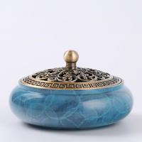 Brass Incense Burner, half handmade, for home and office & durable & different styles for choice, nickel, lead & cadmium free, 93x56mm, Sold By PC