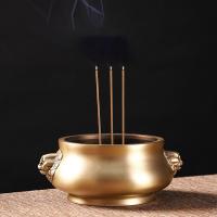 Brass Incense Burner, half handmade, for home and office & durable, nickel, lead & cadmium free, 170x80mm, Sold By PC