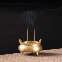 Brass Incense Burner, for home and office & durable, nickel, lead & cadmium free, 98x60mm, Sold By PC
