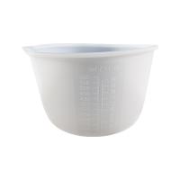 Silicone Measuring Cup, DIY, white, 142x130x81mm, Sold By PC