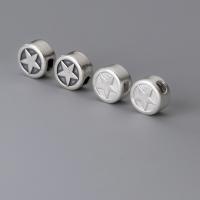 Argent sterling 925 perle d'entretoise, Placage, plus de couleurs à choisir, 10.50x6.20mm, Vendu par PC