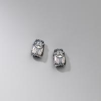 925 Sterling Silver Spacer Bead Cicada silver color plated silver color Sold By PC