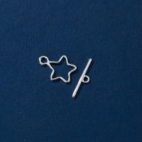 925 Sterling Silver Toggle Clasp silver color plated silver color Sold By PC
