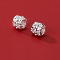 925 Sterling Silver Spacer Bead silver color plated silver color Sold By PC