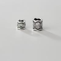 925 Sterling Silver Beads, silver color plated, different size for choice, original color, Sold By PC