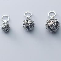 925 Sterling Silver Pendant, silver color plated, different size for choice, original color, Sold By PC