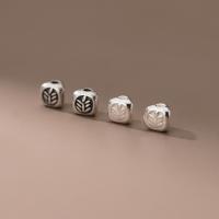 925 Sterling Silver Beads plated 4.50mm Sold By PC