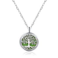 Titanium Steel Aromatherapy Necklace, can open and put into something & Unisex & hollow, more colors for choice, 12mm, Length:Approx 24.6 Inch, Sold By PC