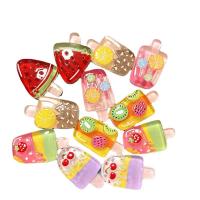 Mobile Phone DIY Decoration, Resin, hand drawing, different styles for choice, multi-colored, 16x28mm, 100PCs/Lot, Sold By Lot