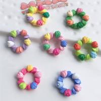 Mobile Phone DIY Decoration, Resin, more colors for choice, 26x26mm, 20PCs/Lot, Sold By Lot