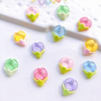 Mobile Phone DIY Decoration, Resin, Flower Bud, more colors for choice, 16x21mm, 20PCs/Lot, Sold By Lot