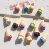 Mobile Phone DIY Decoration, Resin, Ice Cream, more colors for choice, 14x29mm, 20PCs/Lot, Sold By Lot