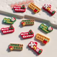 Mobile Phone DIY Decoration, Resin, Christmas Design & different styles for choice, 20PCs/Lot, Sold By Lot