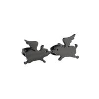 Stainless Steel Stud Earrings 304 Stainless Steel Pig Vacuum Ion Plating fashion jewelry & for woman Sold By Pair