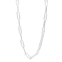 Brass Necklace, silver color plated, fashion jewelry & different styles for choice & for woman, golden, 20x25mm, Sold By PC