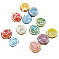 Printing Porcelain Beads, handmade, DIY, more colors for choice, 16mm, 100PC/Bag, Sold By Bag