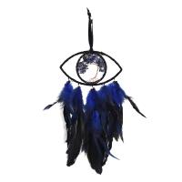 Fashion Dream Catcher, Feather, with Natural Stone, handmade, hanging, 340x190mm, Sold By PC