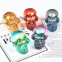 Fashion Decoration, Crystal, Skull, plated, different size for choice, more colors for choice, Sold By PC