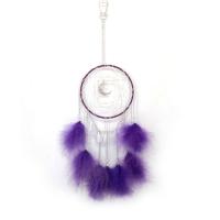 Fashion Dream Catcher, Feather, with Iron, hanging, more colors for choice, 550mm, Sold By PC