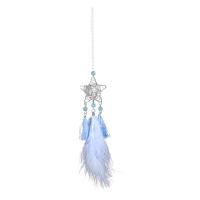 Fashion Dream Catcher, Feather, with Iron, hanging, more colors for choice, 300mm, Sold By PC