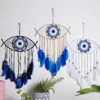 Fashion Dream Catcher, Feather, with Iron, hanging, more colors for choice, 380x360mm, Sold By PC