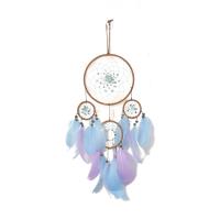 Fashion Dream Catcher, Feather, with Iron, hanging & different styles for choice, 450mm, Sold By PC