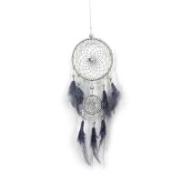 Fashion Dream Catcher, Feather, with Cotton Thread & Iron, hanging & different styles for choice, more colors for choice, 450mm, Sold By PC