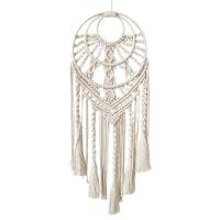 Fashion Dream Catcher Feather handmade hanging & Bohemian style beige Sold By PC