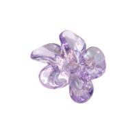 Resin Bead Cap, Flower, DIY, more colors for choice, 25mm, Sold By PC