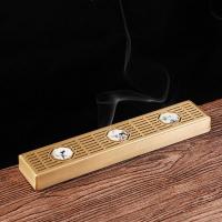 Brass Aromatherapy Box, for home and office & durable & different styles for choice, nickel, lead & cadmium free, 245x50x22mm, Sold By PC