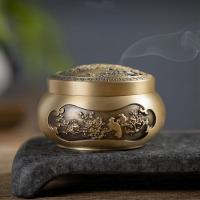Brass Incense Burner, for home and office & durable, nickel, lead & cadmium free, 95x60mm, Sold By PC