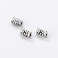 925 Sterling Silver Spacer Bead, silver color plated, original color, 5.40x3mm, Sold By PC
