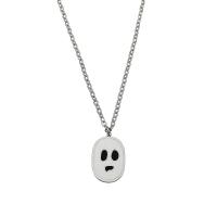 Zinc Alloy Necklace platinum plated Halloween Jewelry Gift & for woman original color 565mm Sold By PC