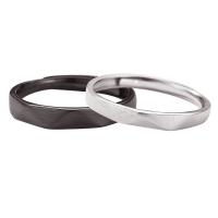 Couple Finger Rings, 925 Sterling Silver, plated, Adjustable & fashion jewelry, more colors for choice, Sold By Lot