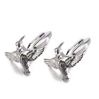 Cufflinks, Brass, Bird, silver color plated, fashion jewelry & for man, nickel, lead & cadmium free, 12-20mm, Sold By Pair