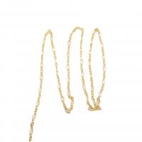 Brass Figaro Chain plated DIY Sold By Lot