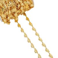 Cadena Decorativa de Metal, 18K chapado en oro, Bricolaje & diferentes estilos para la opción, 20Yardpatio/Grupo, Vendido por Grupo