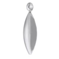 Stainless Steel Pendants, 304 Stainless Steel, DIY, original color, 6x21.50x6mm, Hole:Approx 2mm, Sold By PC