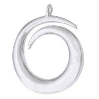 Stainless Steel Pendants, 316 Stainless Steel, DIY & hollow, original color, 25x29x5.50mm, Hole:Approx 2mm, Sold By PC