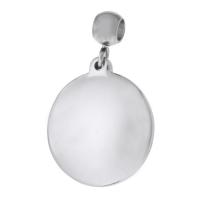 Stainless Steel Pendants 316 Stainless Steel DIY original color Approx 3mm Sold By PC