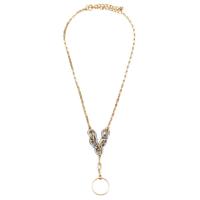 Zinc Alloy Jewelry Necklace gold color plated fashion jewelry & for woman golden 22mm Length 45 cm Sold By PC