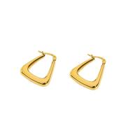 Stainless Steel Lever Back Earring 304 Stainless Steel Vacuum Ion Plating for woman gold Sold By Pair