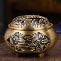Brass Incense Burner, for home and office & durable, more colors for choice, nickel, lead & cadmium free, 110x80mm, Sold By PC