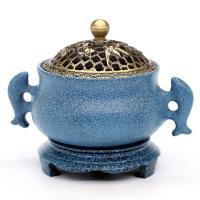 Brass Incense Burner, for home and office & durable, more colors for choice, nickel, lead & cadmium free, Sold By PC