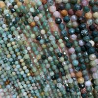 Natural Indian Agate Beads, Round, polished, DIY & different size for choice & faceted, Sold Per Approx 14.17 Inch Strand