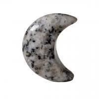 Gemstone Decoration, Moon, polished, different materials for choice, Sold By PC