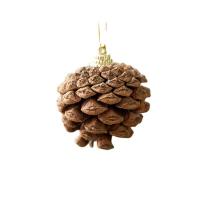 Holz Weihnachtsbaum-Dekoration, Tannenzapfen, Weihnachtsschmuck & verschiedene Größen vorhanden, keine, 6PCs/setzen, verkauft von setzen